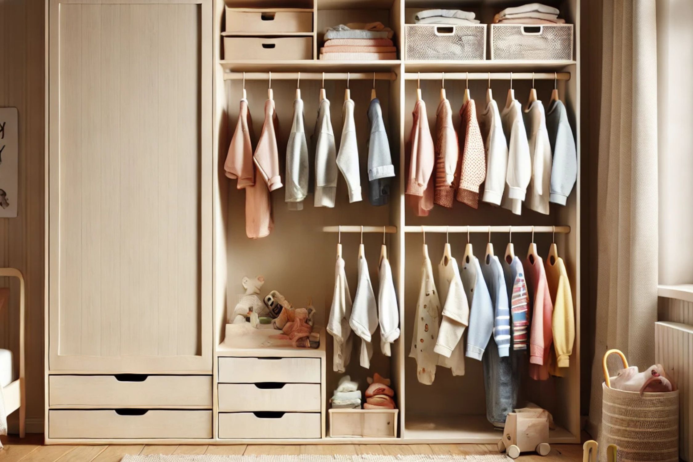 consulenza organizzazione armadio bambino 4-7 anni